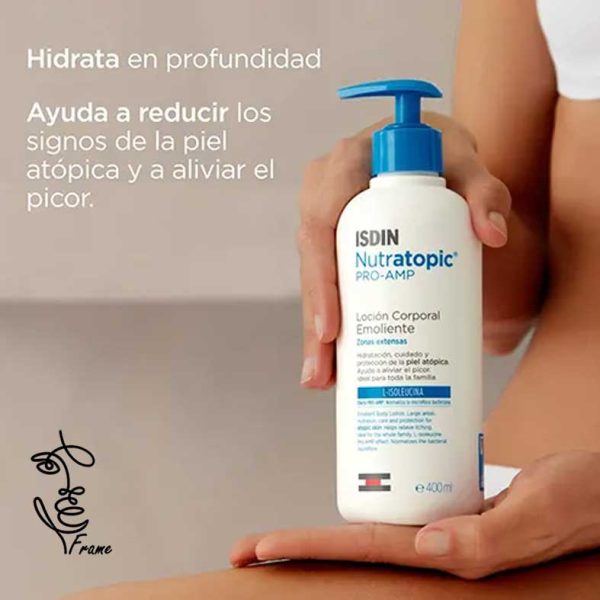 لوسیون آبرسان بدن ایزدین مدل Nutratopic PRO-AMP - Image 2