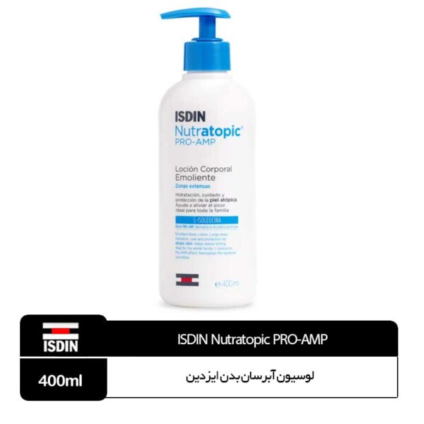 لوسیون آبرسان بدن ایزدین مدل Nutratopic PRO-AMP - Image 1
