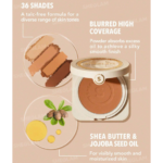 پنکک کرم پودری مات فول کاور شیگلم مدل SKIN-FOCUS HIGH COVERAGE POWDER FOUNDATION - Image 5