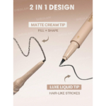 مداد ابرو و خط ابرو دو سر شیگلم BROWS ON DEMAND 2-IN-1 BROW PENCIL - Image 3