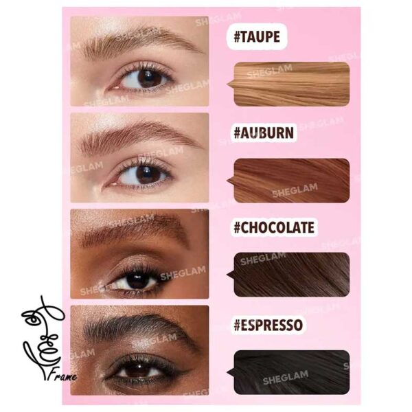 هاشور ابرو شیگلم BROW-FECTION ANGLED BRUSH & DIP - Image 4