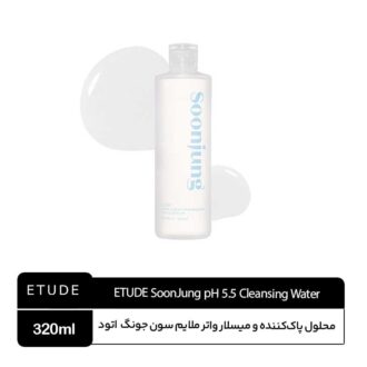 محلول پاک کننده و میسلار واتر ملایم اتود ETUDE SoonJung