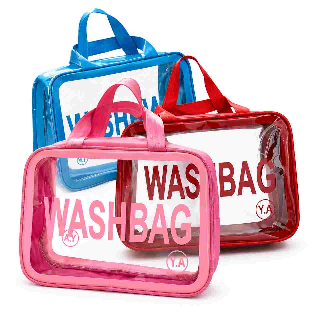 washbags_same_dimensions_under_50kb کیف آرایشی طلقی دستهدار ورژن - Image 1