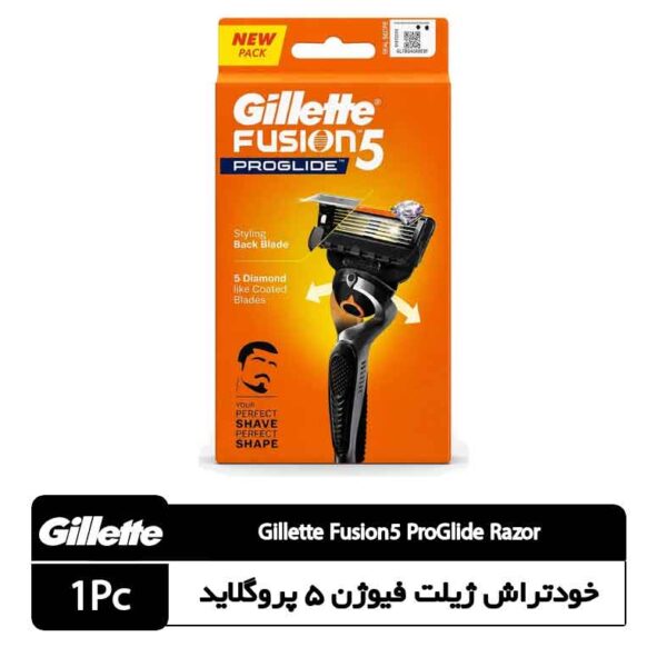 خودتراش پنج تیغه ژیلت فیوژن ۵ پروگلاید ۱ عددی