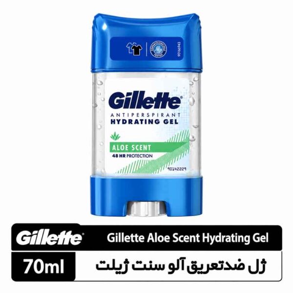 ژل ضدتعریق آبرسان ژیلت مدل Aloe Scent