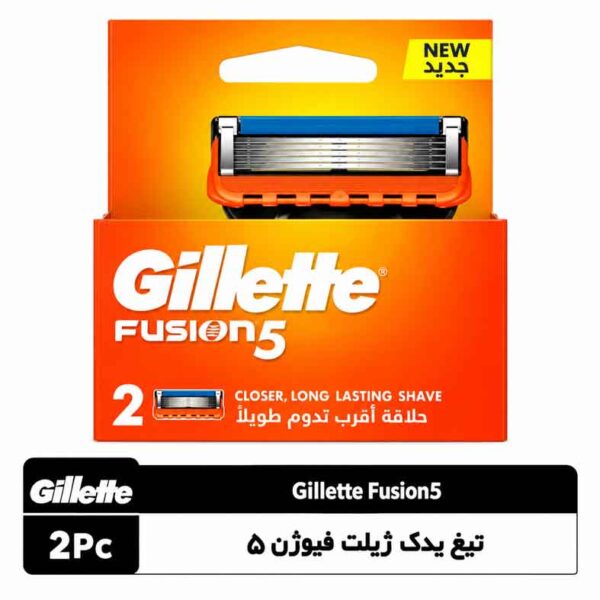 تیغ یدک ژیلت فیوژن ۵ بسته ۲ عددی