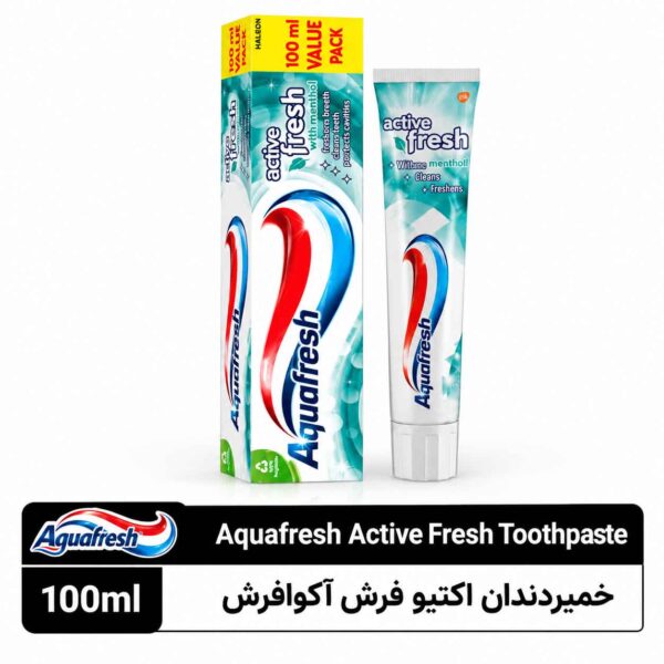 خمیردندان اکتیو فرش آکوافرش ۱۰۰ میلی‌لیتر